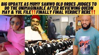 Queen may more favour as mummy sanwo olu looks into Q.MAY & yul file .as final verdict happens ‼️