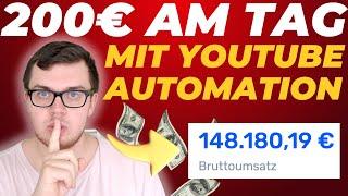 200€ AM TAG mit YOUTUBE AUTOMATION verdienen (NEUE METHODE) Passives Einkommen aufbauen 2024