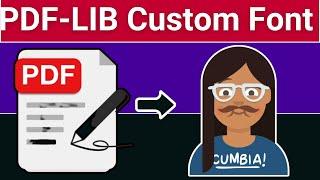 Javascript PDF-LIB Tutorial to Add Text With Google Custom Fonts of Any Language in PDF Document