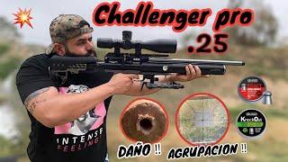 PONIENDO A PRUEVA EL CHALLENGER PRO .25 SALIDO DE LA CAJA. VALE LA PENA ???