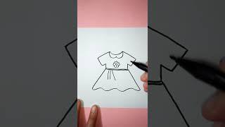Menggambar Baju #shorts #drawing #menggambar