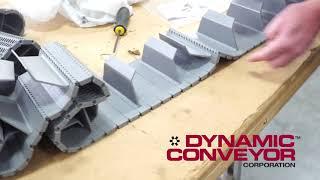 Vertical Z Parts Conveyor in Tight Space | DynaCon Conveyors