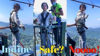 Bungee Jumping With Rope In Beautiful Place:Asmr Bungee Jumping