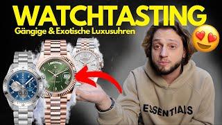 WATCHTASTING mit Überraschungs-Rolex. AP Code 1159, GP Laureato, Breitling Datora, Rolex Explorer...