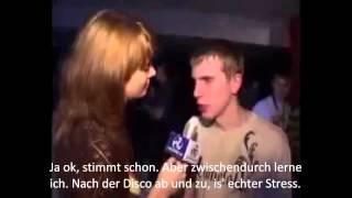 Dimitri muss nach der Disco noch lernen.