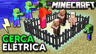 Minecraft - CERCA ELÉTRICA CONTRA MOBS