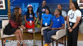 Jasmine Moore recounts historic triple jump bronze, family support at Paris Olympics | NBC Sports