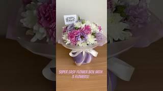DIY super easy Flower box with just 3 kinds of flowers