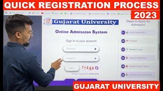 Quick Registration Process of Gujarat University 2023 | Gujarat University Admission 2023 | UGT