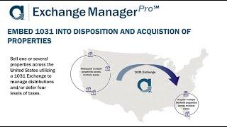 1031 Software to Operationalize 1031 Exchanges on the Largest Scales