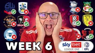 2024/25 League 1 - Matchday #6 Predictions