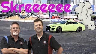 SEMA 2021 Las Vegas - Highlights Of FORD OUT FRONT - Mustang GT 500 Drifts And Burnout Experience