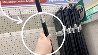 Grab a Dollar Store broom - this is GENIUS!