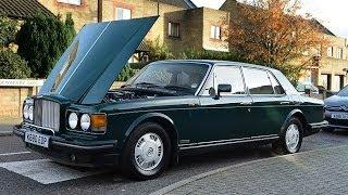 1993 BENTLEY BROOKLANDS REVIEW - STARTING 6.75 V8 ENGINE & DRIVING