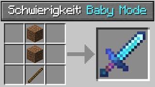 Minecraft im BABY MODE durchspielen! (extrem einfach)