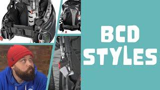 Types of Diving BCD Styles | Dive Brief | @simplyscuba