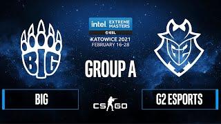 CS:GO - BIG vs. G2 Esports [Train] Map 1 - IEM Katowice 2021 - Group A