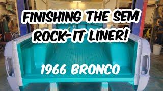 Rock-It Liner Caribbean Turquoise - 1966 Ford Bronco Restoration Project