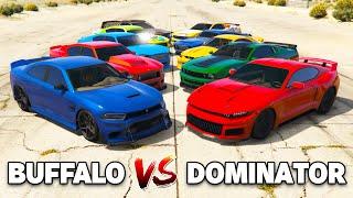 GTA 5 Online Which is Fastest Car - BUFFALO VS DOMINATOR [ULTIMATE DRAG RACE]