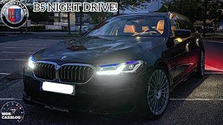 ALPINA B5 NIGHT DRIVE! Calm Night drive through Hamburg / By Moscarblog #Moscarblog