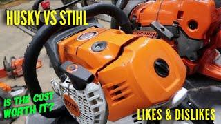 Husqvarna VS Stihl | Autotune VS Fuel Injection | The best chainsaws on the planet