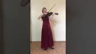 J.S.Bach. Sonata N1 for violin solo. Adagio - Anastasia Sergeeva