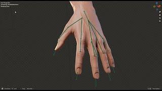 Hand Rig Demo in Blender