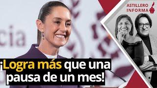 Sheinbaum habla con Trump y, aparte de una pausa, se atenúa el fantasma de los aranceles