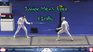 [GOLD] Mohamed Yasseen  v Theo Brochard| Junior & Cadet Fencing World Championship 2023