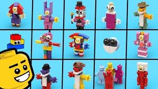 The Amazing Digital Circus LEGO Minifigures