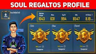 Soul Regaltos PUBG id, Kd Ratio & Stats | Regaltos Sensitivity & Handcam | Soul Regaltos Real Name