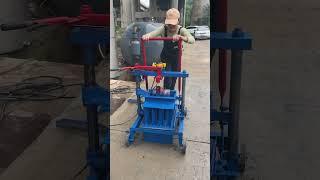 Mini Capacity Manual Block Machine Making Plant