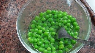 How to Boil Peas in Microwave just in 2 Minute - Microwave Hack  for Daily Cooking