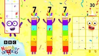 Blockstar Division Time! | Learn to Count | Maths for Kids | @Numberblocks