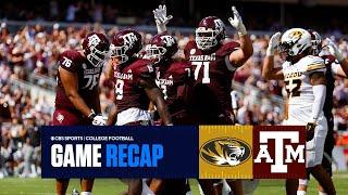 Conner Weigman SHINES, as No. 25 Texas A&M routs No. 9 Missouri | Game Recap