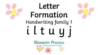 Blossom Phonics: Letter Formation: Letter Family 1