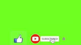 Like Subscribe Button Green Screen No Copyright