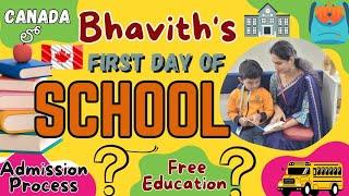 Schools in Canada Telugu | Education in Canada | Canada Telugu Vlogs | First day of School