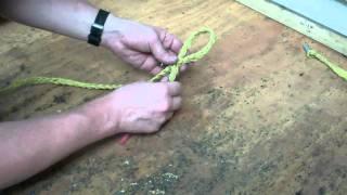 How to Eye Splice a braided or woven multi-strand rope.