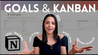 How I Use a Kanban Board for Goal Tracking in Notion