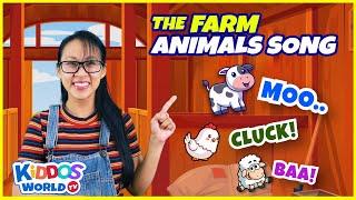 The Farm Animal Song with Ms V | Learn the Animals Sounds | Fun Song for Kids