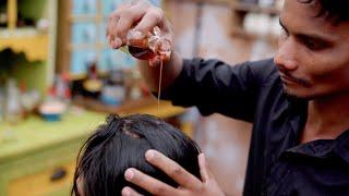 Master Cracker Cool Oil Intense Head Massage ASMR | Indian Massage