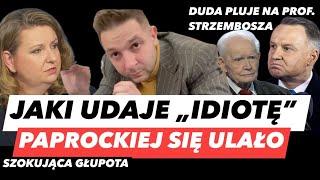 PAPROCKA ZAGOTOWANA – JAKI PAJACUJE️ŻENUJĄCY DUDA OBRAŻA PROFESORA I MUZEUM SZTUKI SOLĄ W OKU PiS