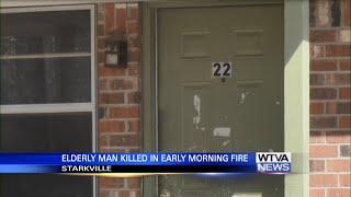 Elderly man killed in Starkville apartment fire