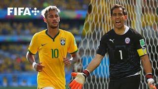 BRAZIL VS CHILE: 2014 FIFA World Cup Penalty Shootout