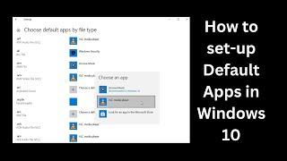 How to set up Default Apps in Windows 10