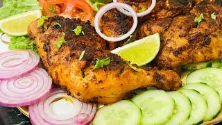 SMOKY TANDOORI CHICKEN |  NO OVEN EASY PAN FRIED TANDOORI CHICKEN