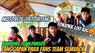 GAK TERIMA TEAM SEMVACK DIFITNAH‼️BIKERS K MOTOVLOG TANTANG TEAM PANSOS