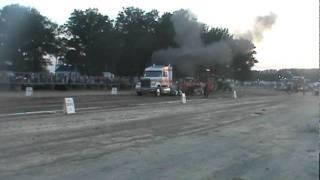 Willie Scheanon pulling his Volvo at Cortland