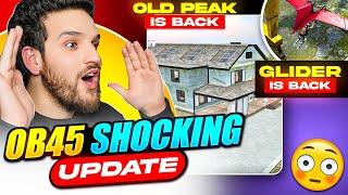 OB45 SHOCKING UPDATE -  MINI PEAK IS HERE  - OLD GLIDER IS BACK - Garena Free Fire